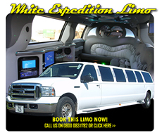 White Ford 4x4 Limo